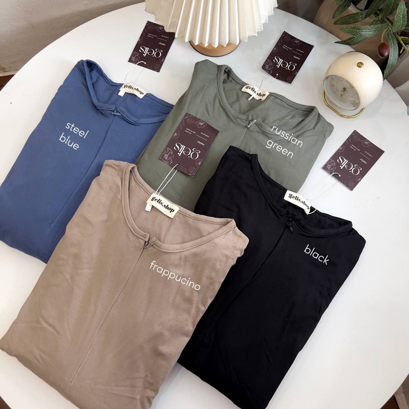 [PROMO] ivana dress/Ivana inner dress/manset gamis kaos/baju gamis kaos/inner dress tanpa lengan