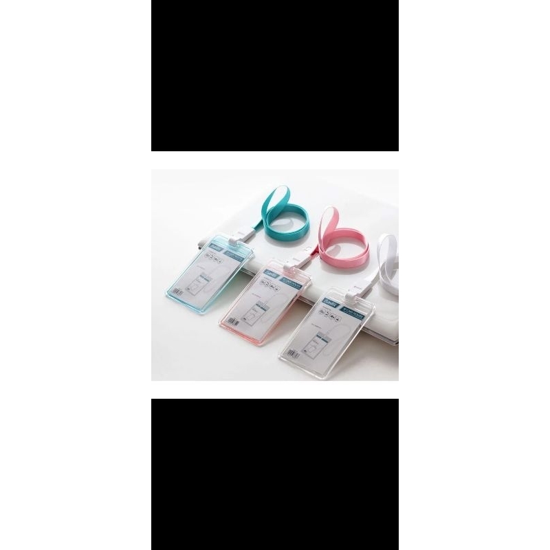 

Id Card Transparant Bantex Lanyard Potrait