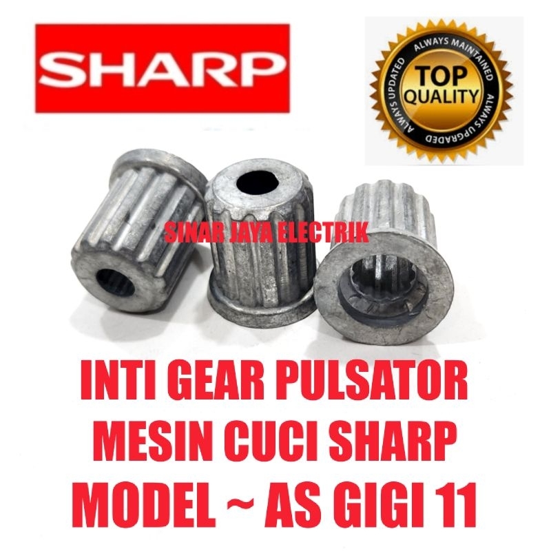 INTI PULSATOR GEAR PULSATOR MESIN CUCI SHARP GIGI 11