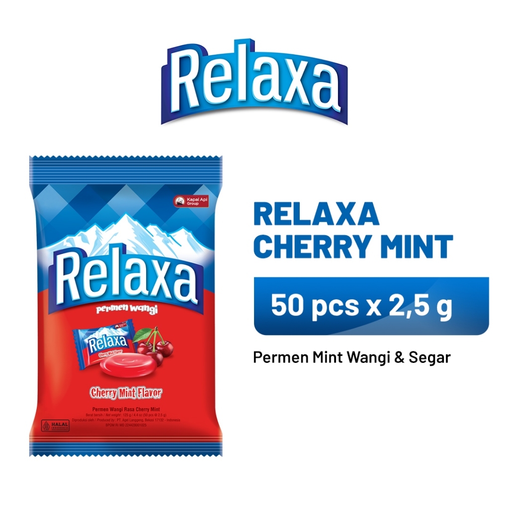 

RELAXA Cherry Mint 1 Bag (50 x 2.5 gr)