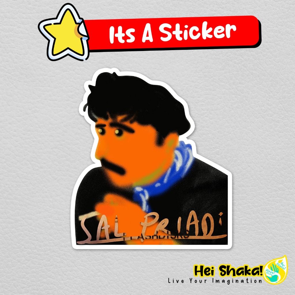 

Stiker Sal Priadi Cartoonist Sticker Musisi Musik Vinyl Anti Air