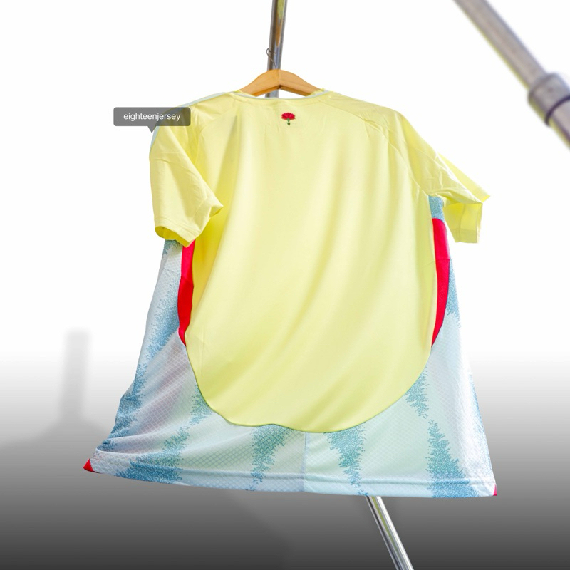 Spanyol Away Euro 2024 Kaos Bola Jersey Spain Terbru