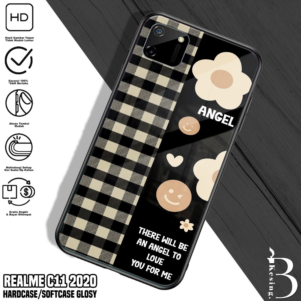 Case Realme C11 2020 ( Lama ) Motif BUNGA - Casing Hp Realme C11 2020 -  Silikon Hp Realme C11 - Kes