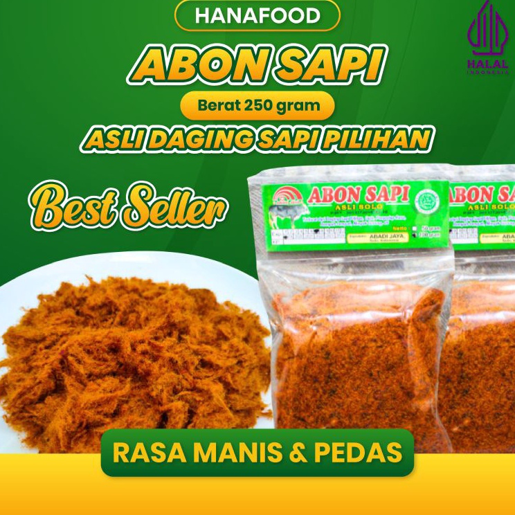 

ABON SAPI ASLI SOLO 25gr 1gr ABON SAPI ORIGINAL DAN PEDAS A4