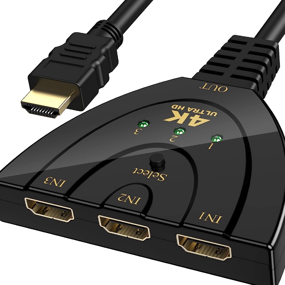 Hdmi Switch 4k 3 port  HDMI switch 3 port  kabel HDMI cabang 3 4k