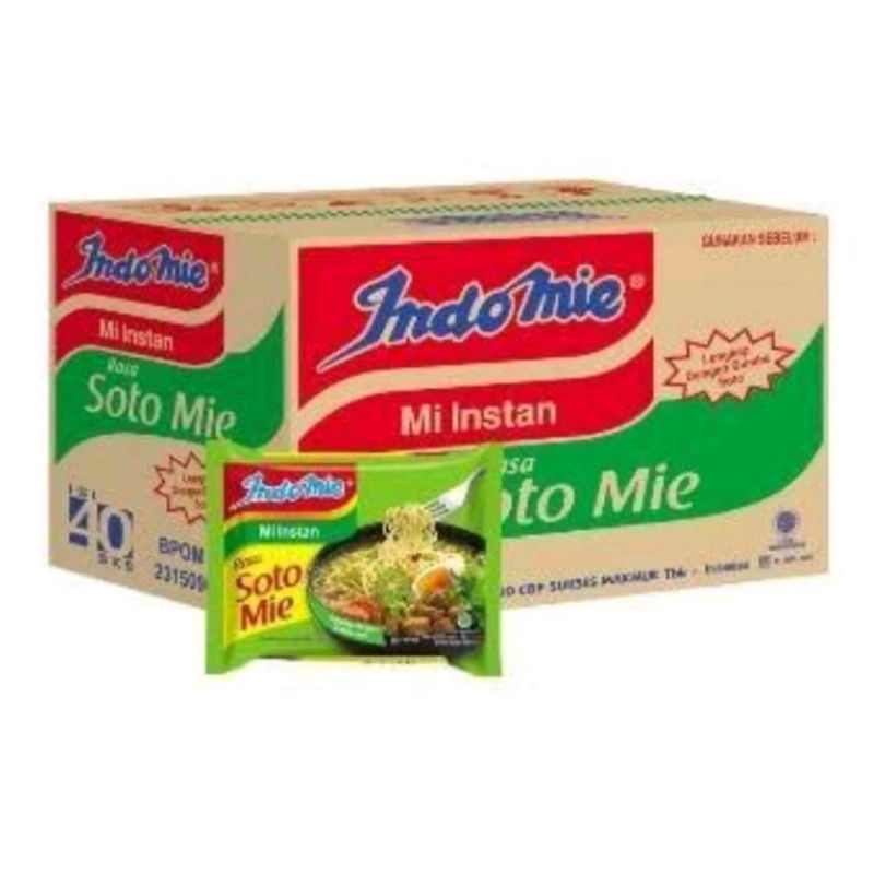 

indomie soto mie 1 dus isi 40 pcs
