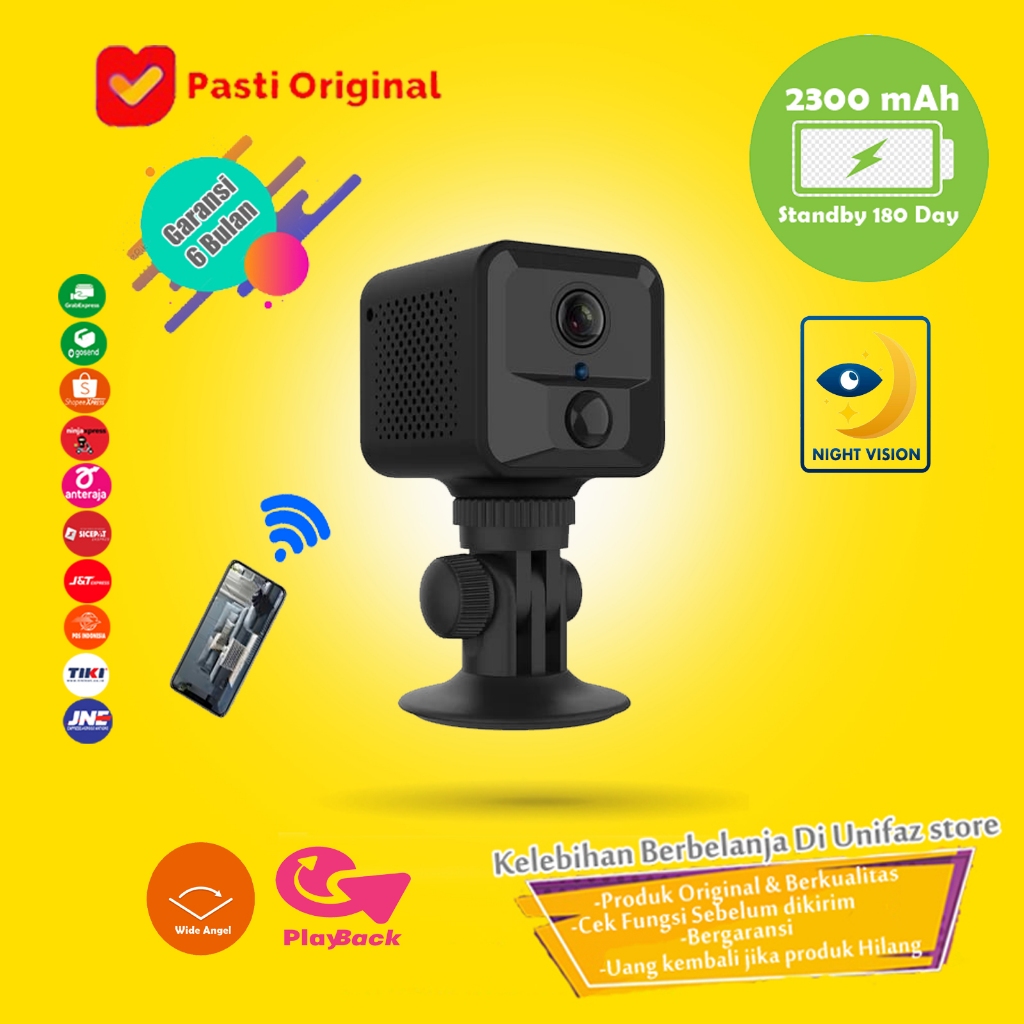 Spy cam wifi Camera Mini CCTV mini wireless Spy camera Tahan lama
