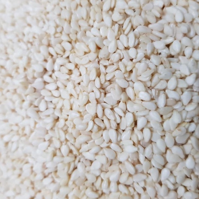 

BIJI WIJEN PUTIH WHITE SESAME SEEDS MENTAH 1 KG GROSIR