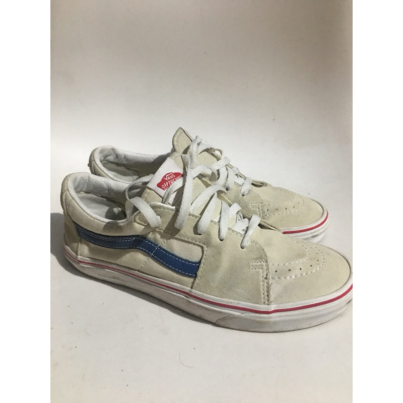 Sepatu Vans SK8 Low White Blue