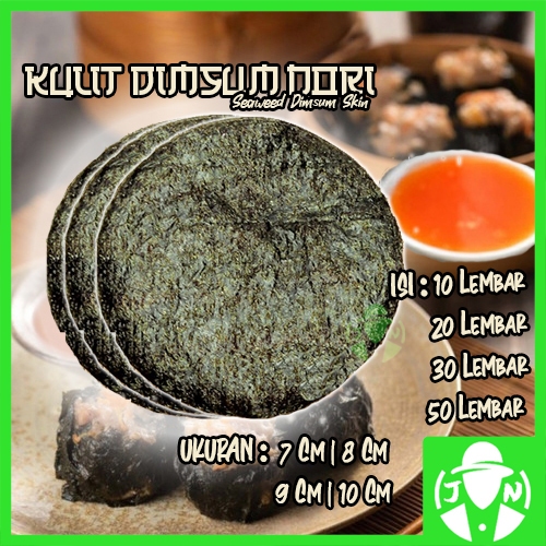 

Kulit DIMSUM NORI RUMPUT LAUT 7cm & 8cm Siomay Gyoza Pangsit Tipis Lembut Anti Lengket Enak HALAL