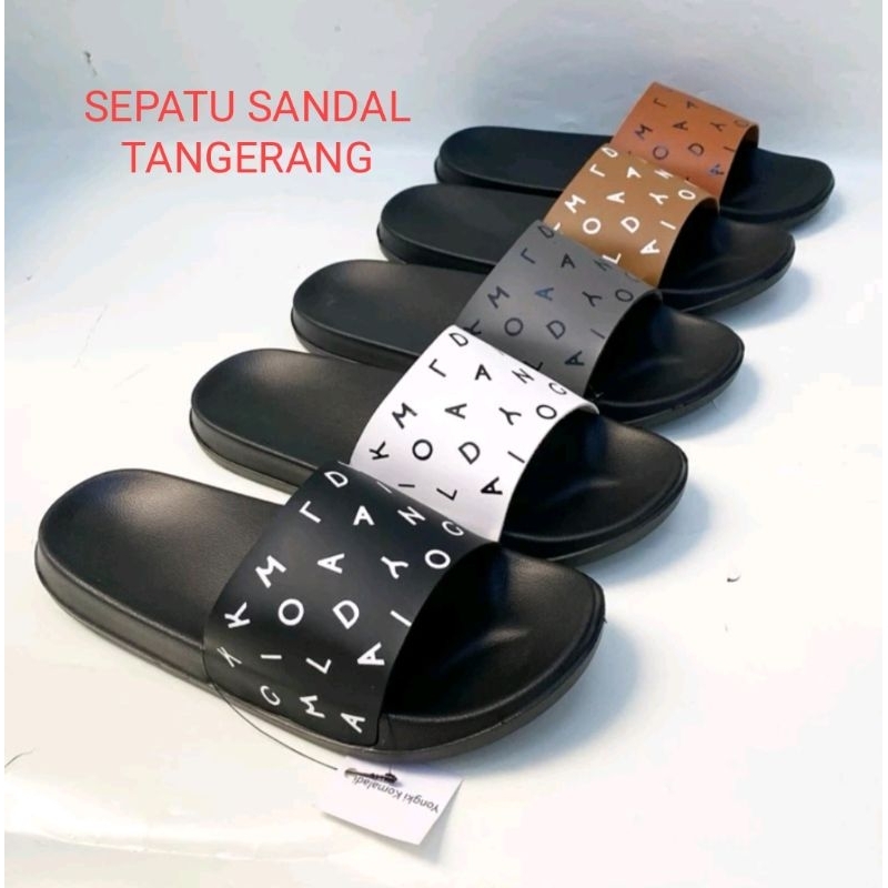 Sandal Yongki Komaladi Ori/Sandal Pria Selop yongki komaladi/Sandal Pria Karet