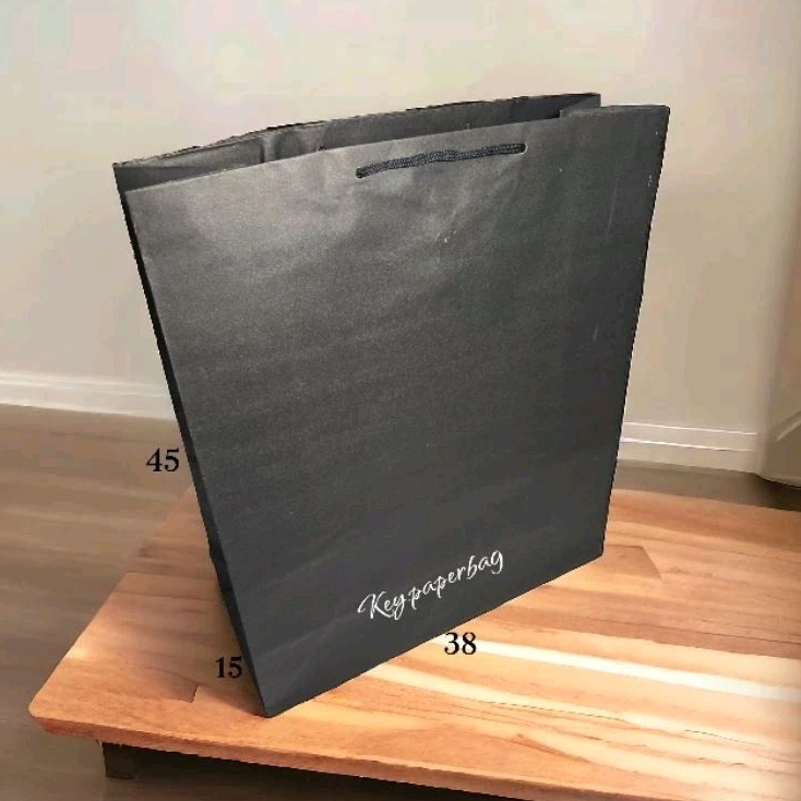 

Paper Bag Size SUPER JUMBO Hitam Uk 38x15x45