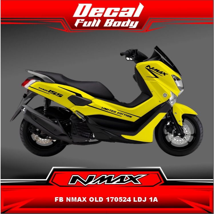 Stiker Sticker Decal Motor YAMAHA NMAX OLD  Full Body Putih 170524 LDJ  02