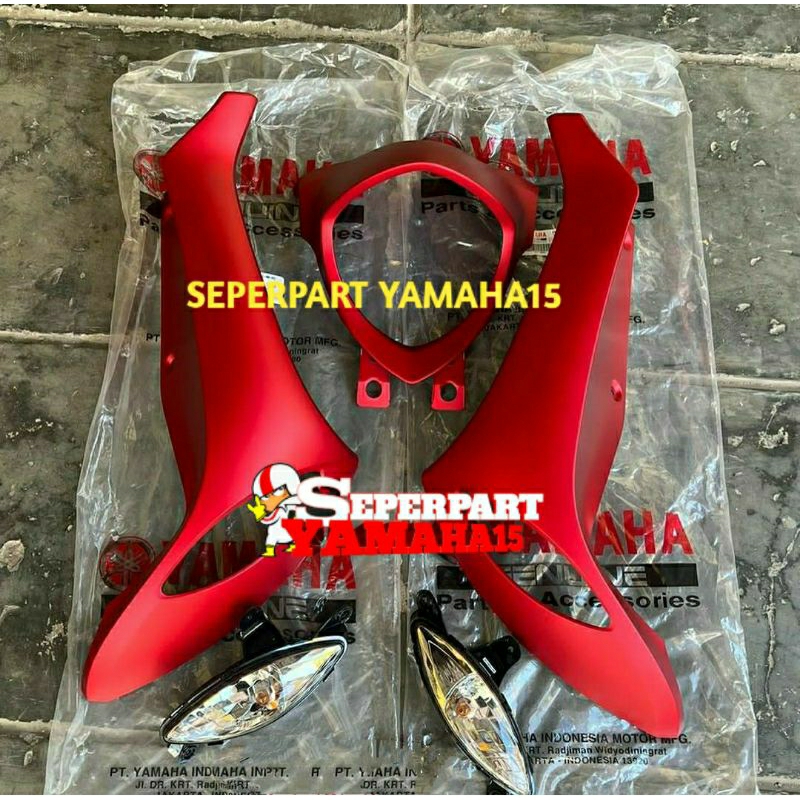 CAVER SAYAP BATOK DAN LAMPU SEIN FINO GRANDE 125 ORIGINAL YGP