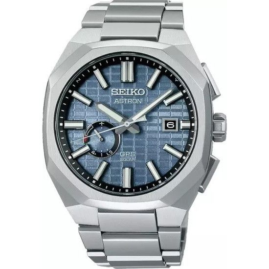 Seiko Astron SSJ013J1 SAPPHIRE BLUE GPS SOLAR TITANIUM