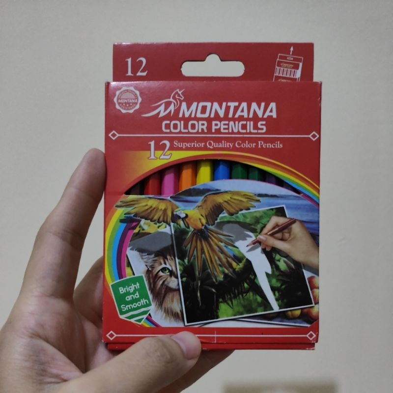 

Montana color pencil pensil warna 12pcs