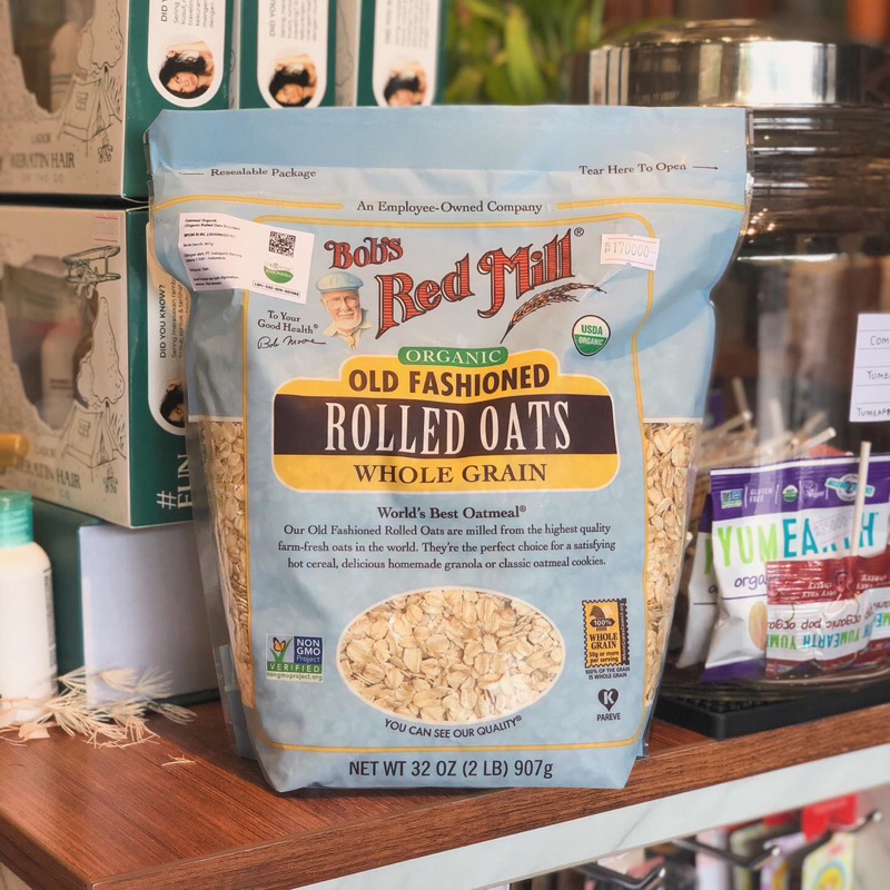 

Bob’s Red Mill Organic Old Fashion Rolled Oat 907 gram