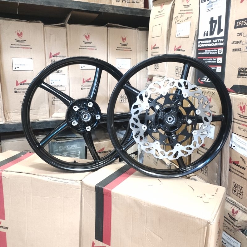 Velg pelek V - Rossi copy RCB Sanca Vixion new Lb 160 - 215 × 17