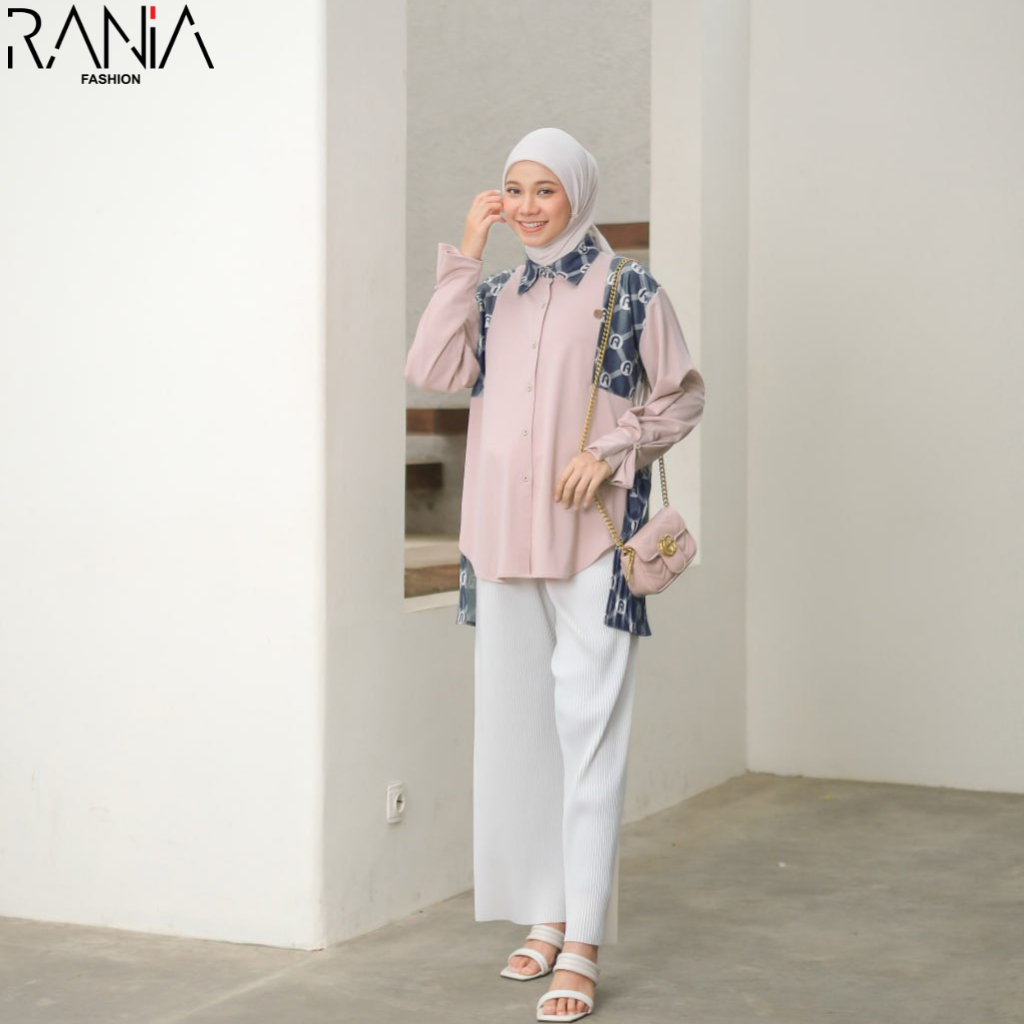 Kemeja Longback Rania Luxe By Rania Fashion