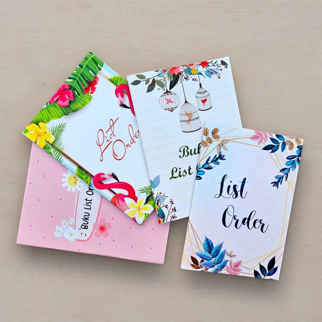 

BUKU LIST ORDER / BUKU LIST ORDER OLSHOP / BUKU LSIT ORDER BARANG / BUKU LIST ORDER PELANGGAN by. TOOKE