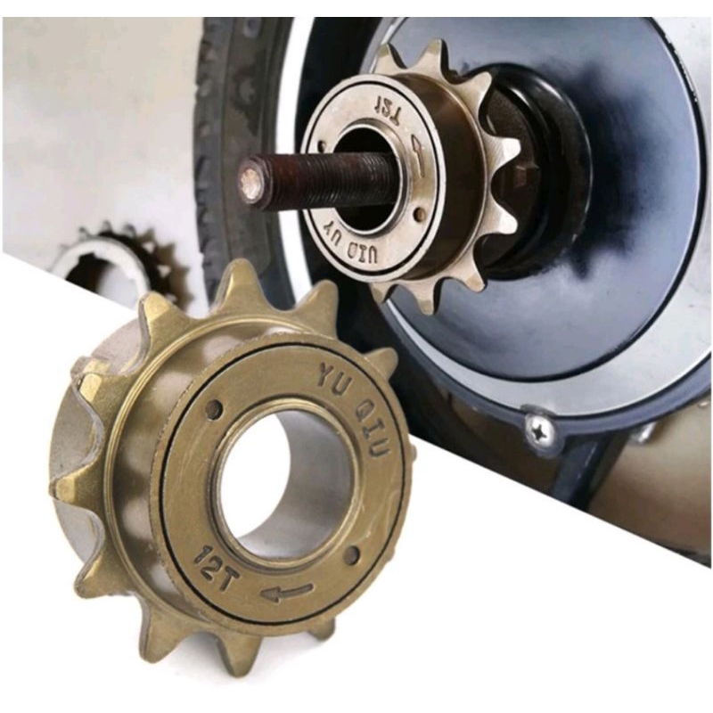 Gir Belakang Sepeda 12T Sprocket Single Speed Gear Freewheel BMX Fixie Dan Lain-lain