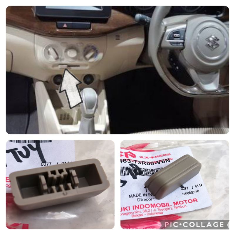 SATU BIJI KNOB AC ORIGINAL SUZUKI ERTIGA 2018