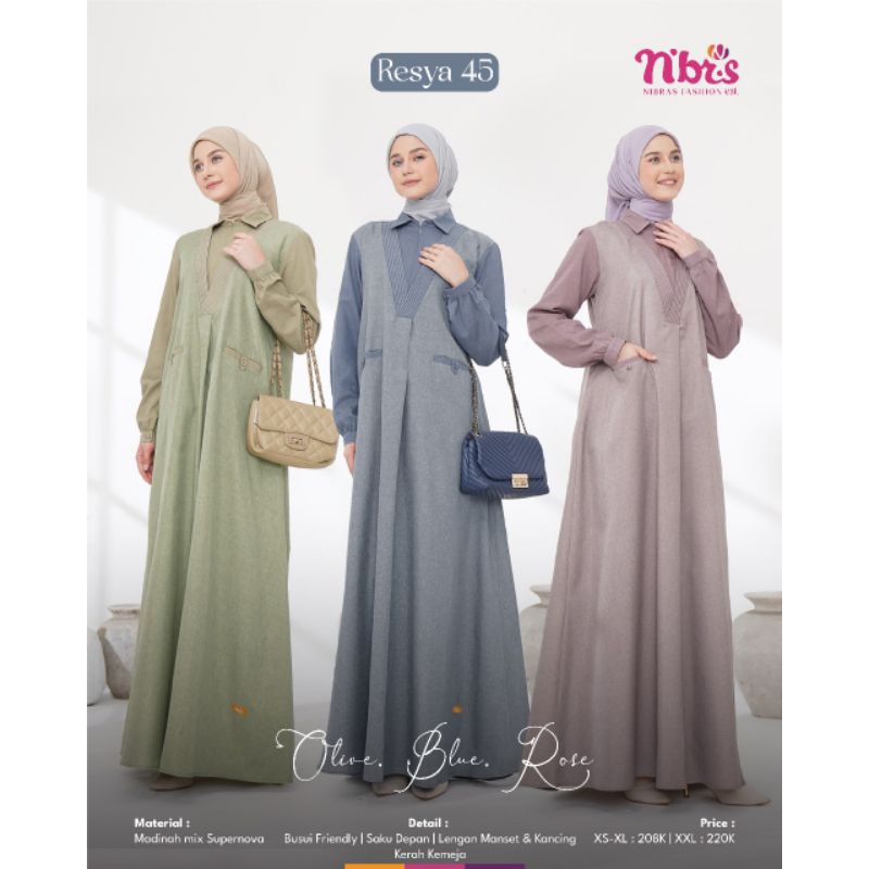 Gamis Nibras Resya 45