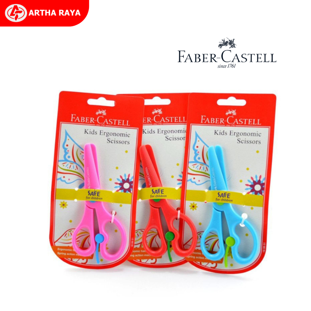 

Gunting Anak Plastik Faber Castell 140mm