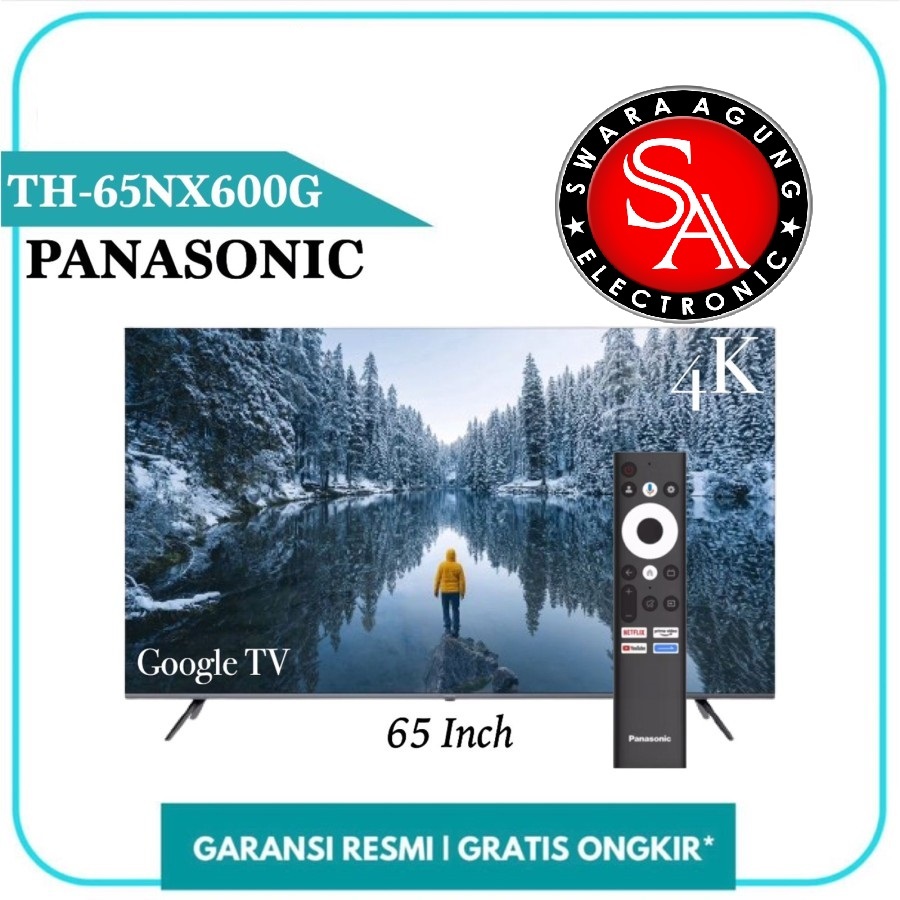 Led UHD 4K Google TV 65 Inch Panasonic Type : 65NX600 - Android (Medan)