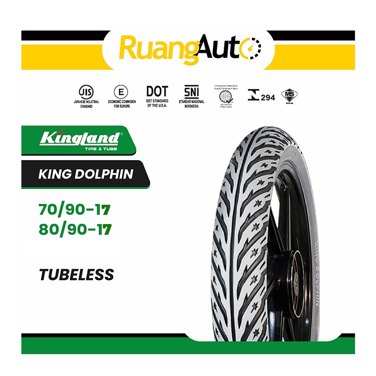 Ban Motor RING 17 TUBELESS KINGLAND DOLPHIN  | 70/90 | 80/90 | RING 17 100% ORIGINAL TERMURAH