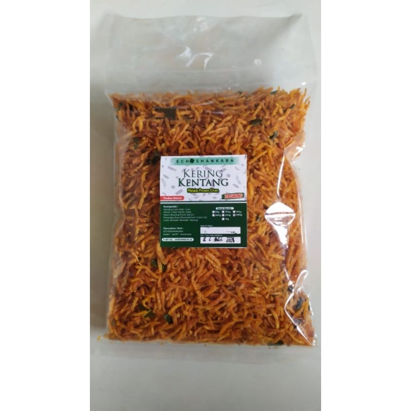 

KENTANG MUSTOFA OVEN / KERING KENTANG OVEN RASA PEDAS MANIS BERAT 500Gram