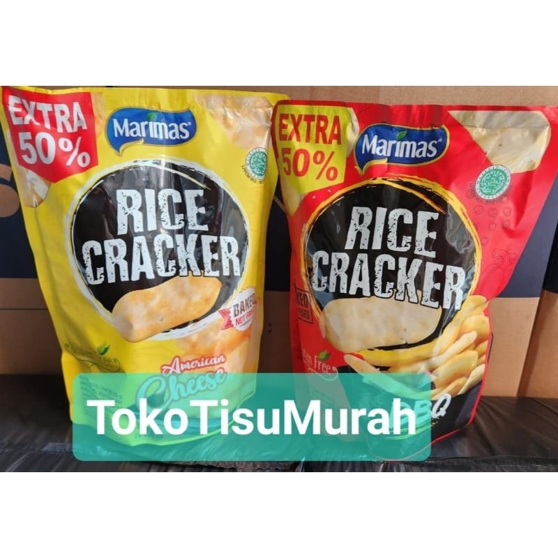 

PROMO Marimas Rice Cracker extra 50% BBQ, Cheese