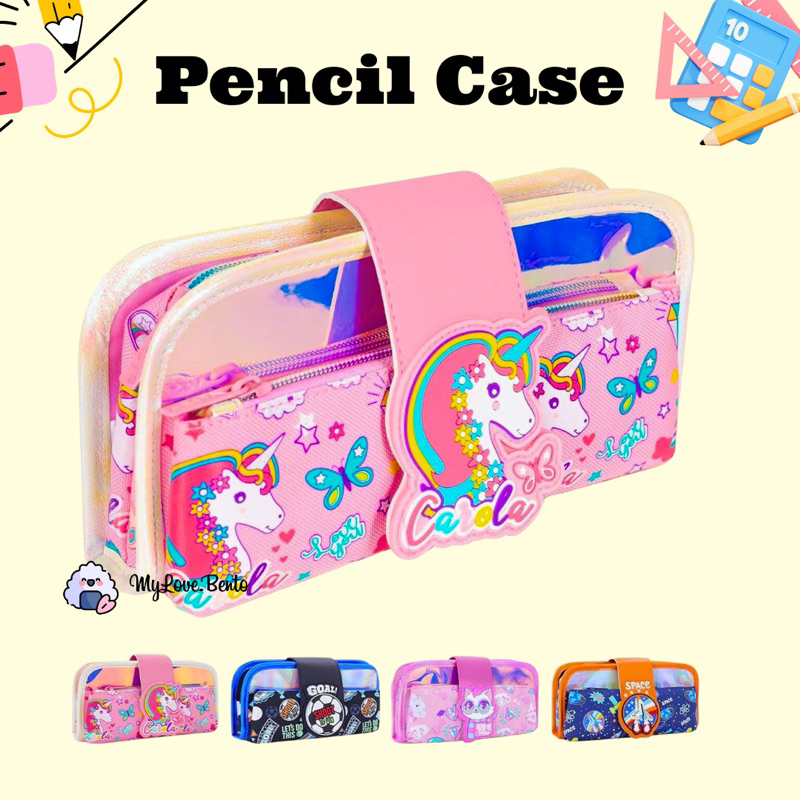 

Tempat Pensil Anak PREMIUM Pencil Case Multifunctional Stationery Pouch Luxury Quality