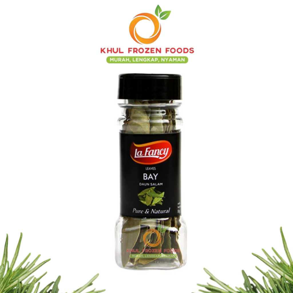 

La Fancy Bay Leaves 8Gr / La Fancy Foods Daun Salam 100% Murni 8g / daunsalam / kering / Khul Frozen Foods