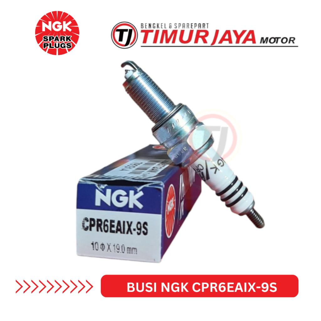 BUSI IRIDIUM NGK CPR6EAIX-9S BEAT Fi/ CB150R/ CBR150/ MEGAPRO Fi/ SCOOPY Fi/ SPACY Fi