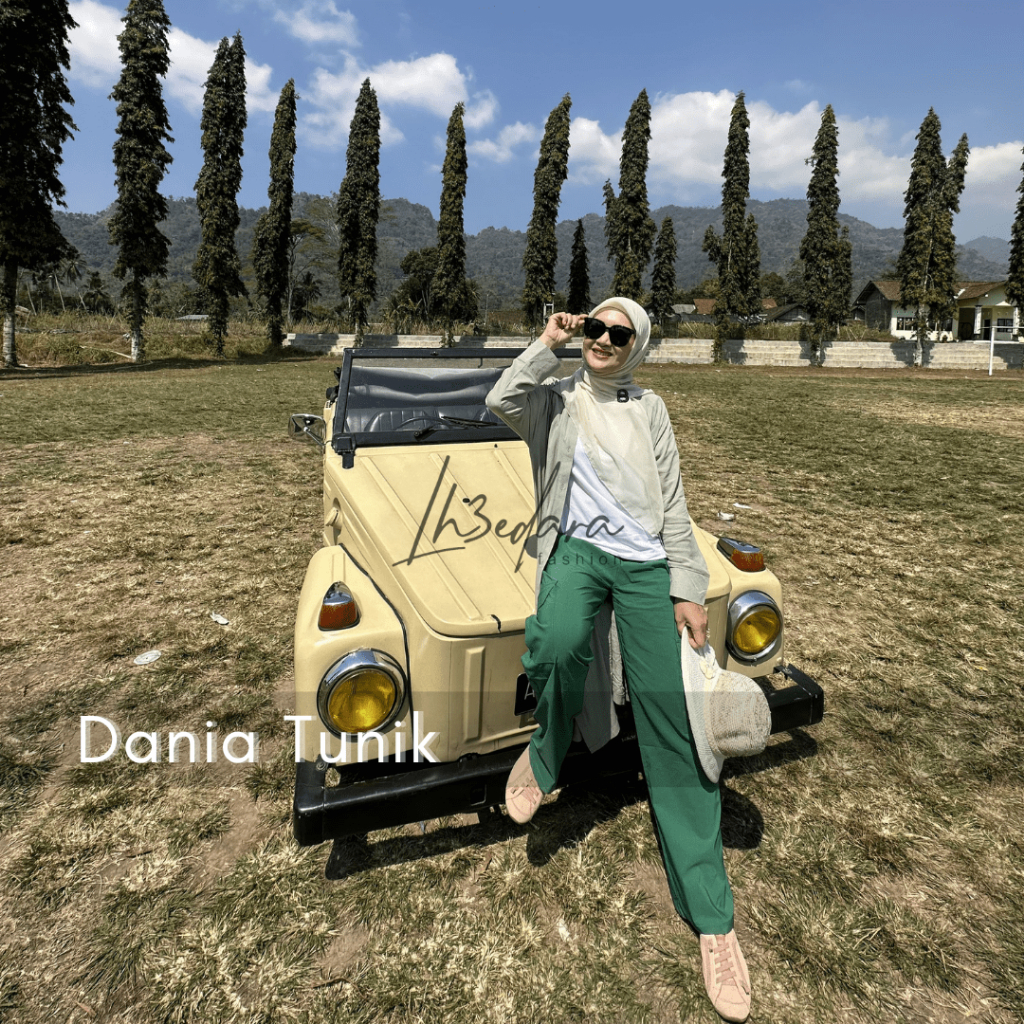 Tunik Wanita Lengan Panjang polos Dania Tunik LH3EDARA