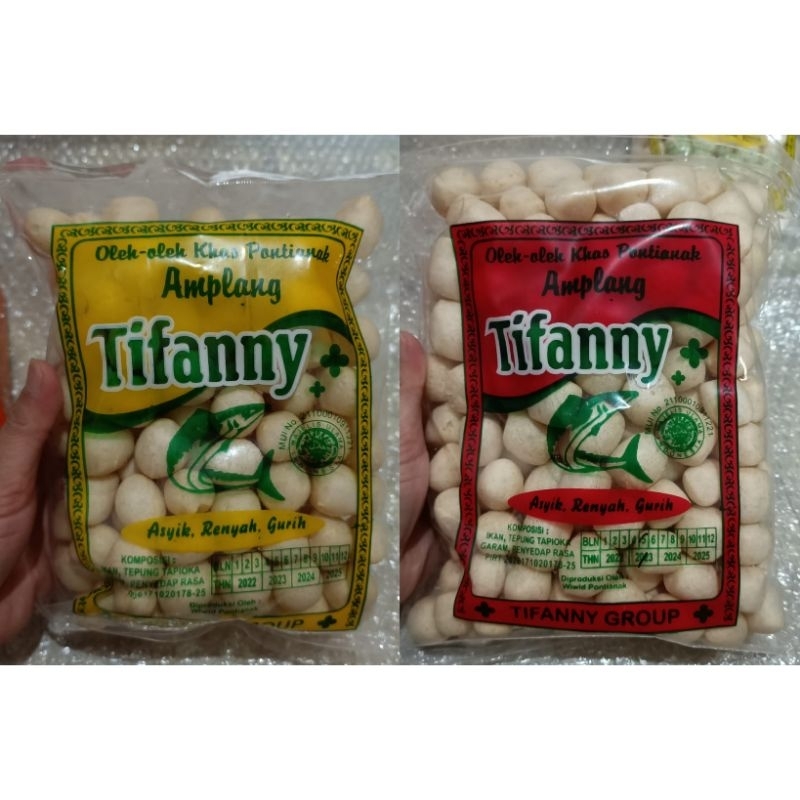 

Amplang Tifanny / Amplang Ikan Tenggiri / Oleh Oleh Pontianak / Kerupuk Amplang Ikan Tengiri