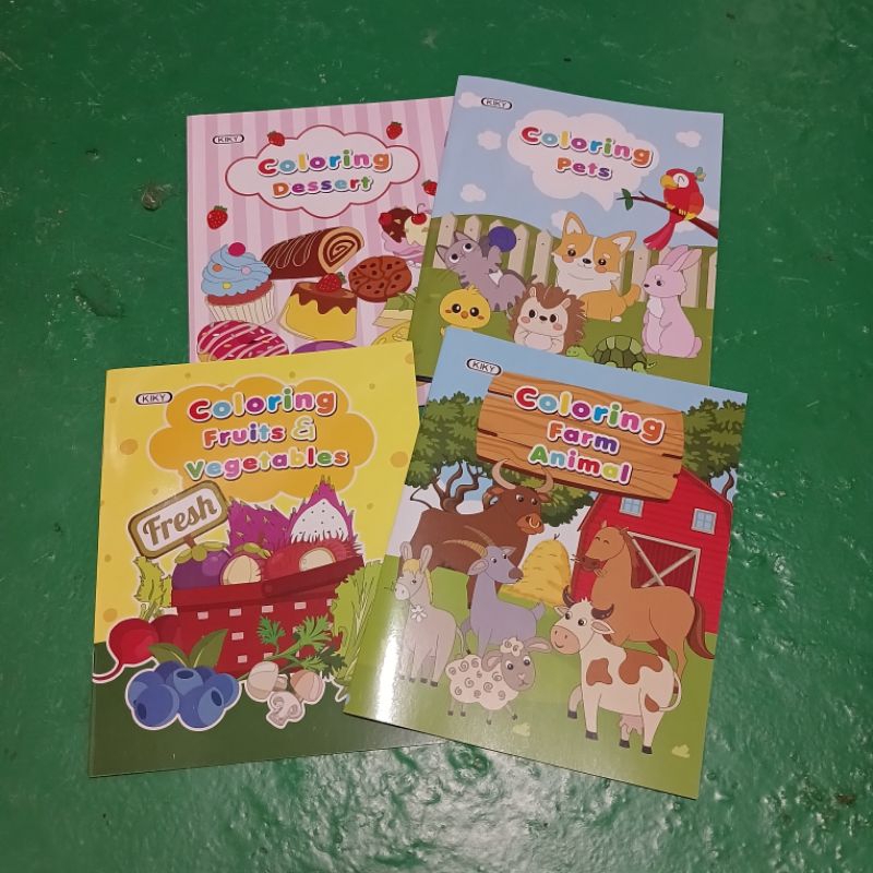 

Buku Mewarnai Anak / Buku Mewarnai Kiky / Buku Mewarnai Kecil / Coloring Book