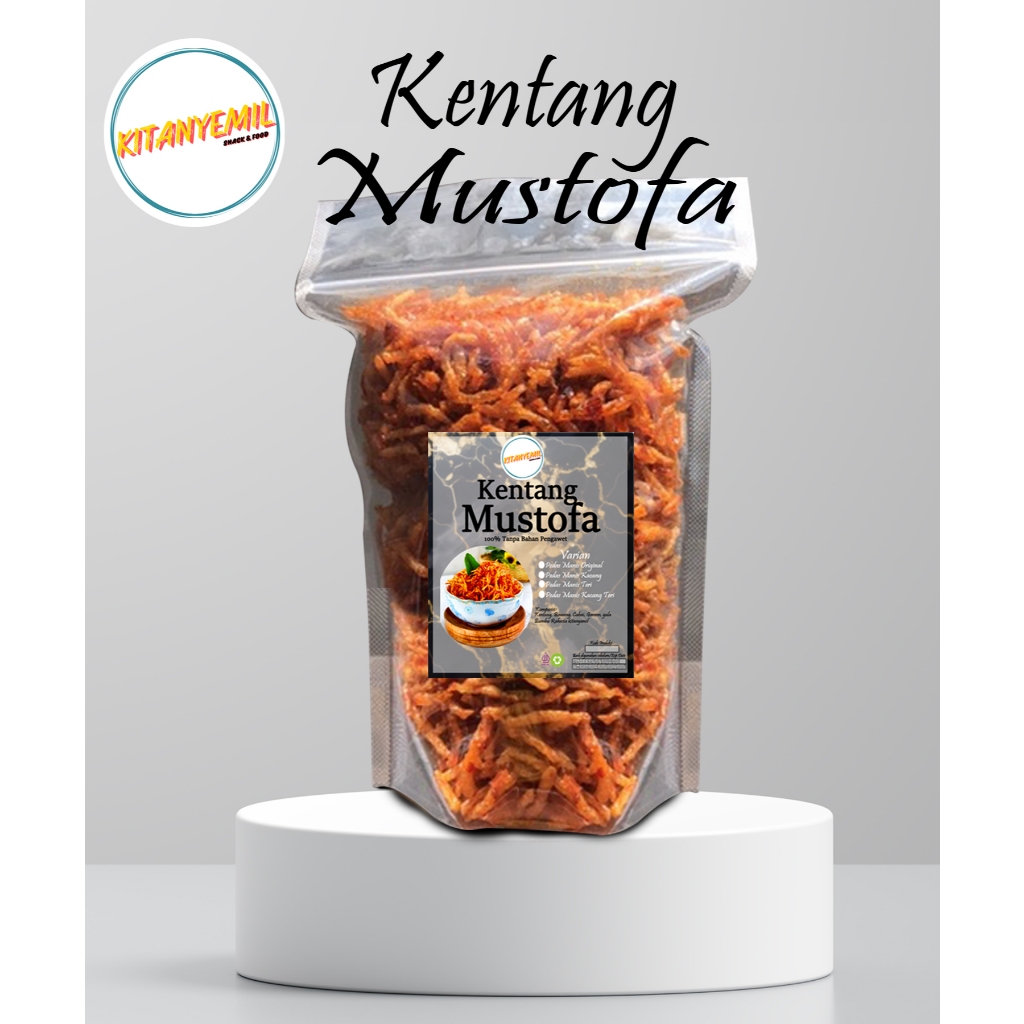 

Krispi Kentang Mustofa 100g - Camilan Sehat dan Lezat