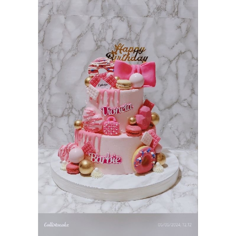 

Cake Barbie 2 tier uk 16+22cm