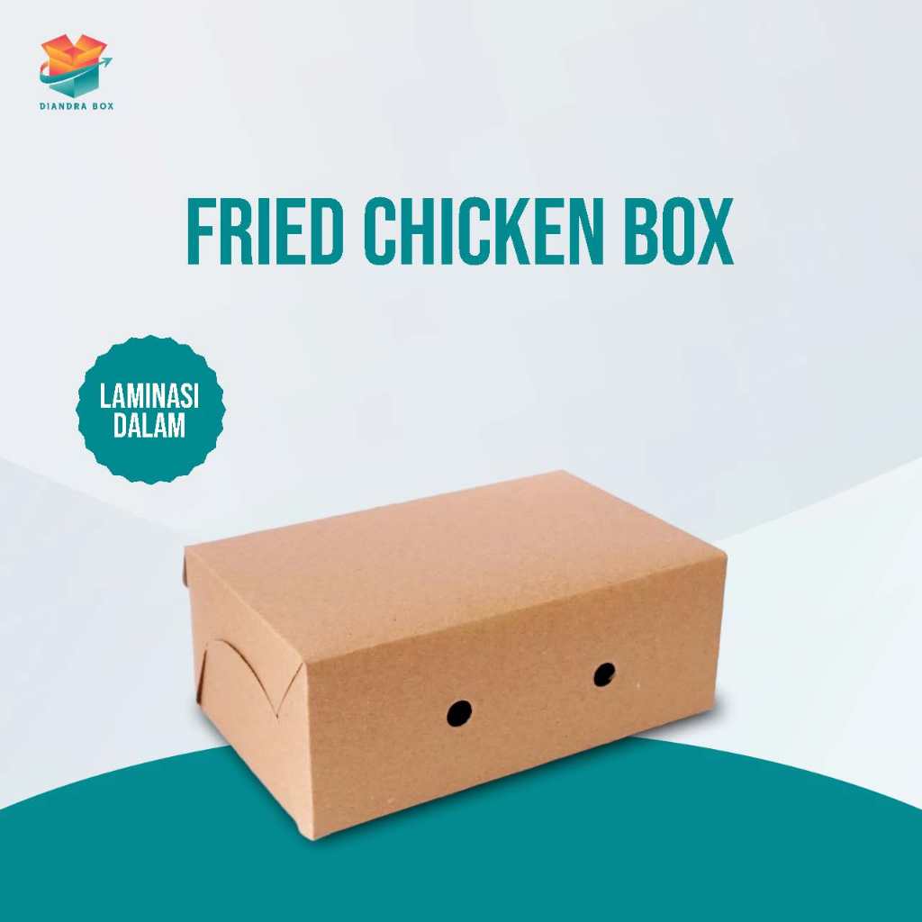 

Box Fried Chicken | Kardus Nasi | Box Nasi | Laminasi Dalam