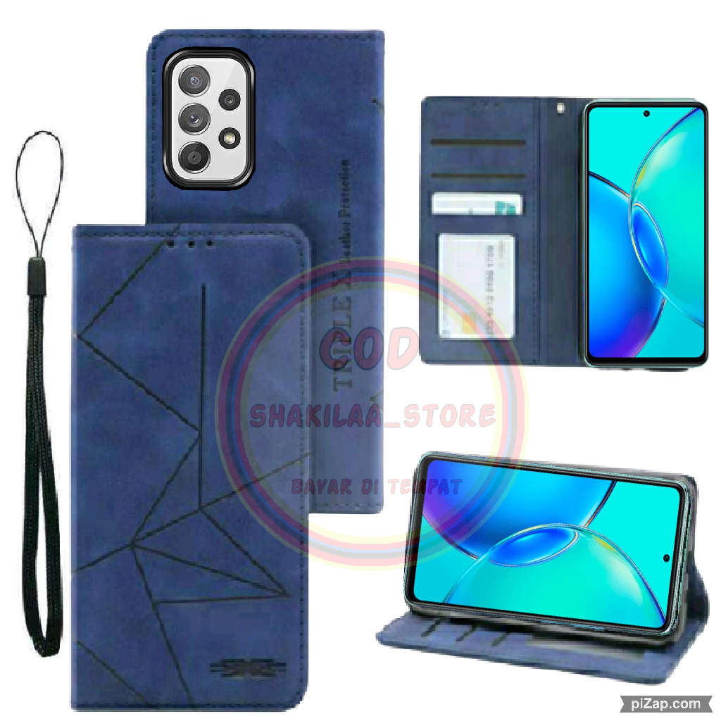 CASE HP SAMSUNG A32 5G CASING DOMPET FLIP MOTIF COVER LEATHER-SARUNG HP