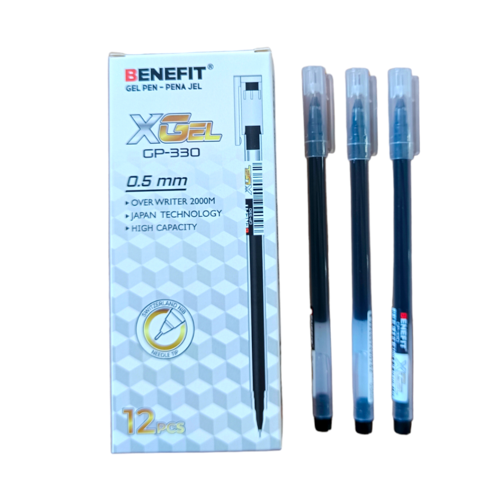 

PULPEN BENEFIT HITAM 0.5 MM / BP BENEFIT GP-330 HTM (12/1728)