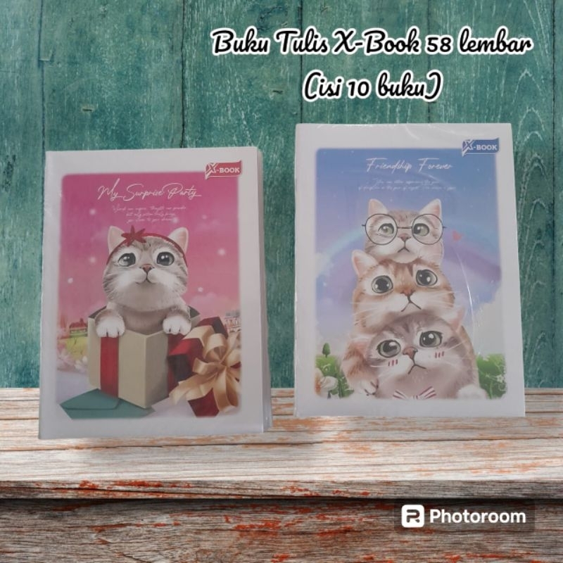 

Buku Tulis X-Book 58 lembar (Isi 10 buku)