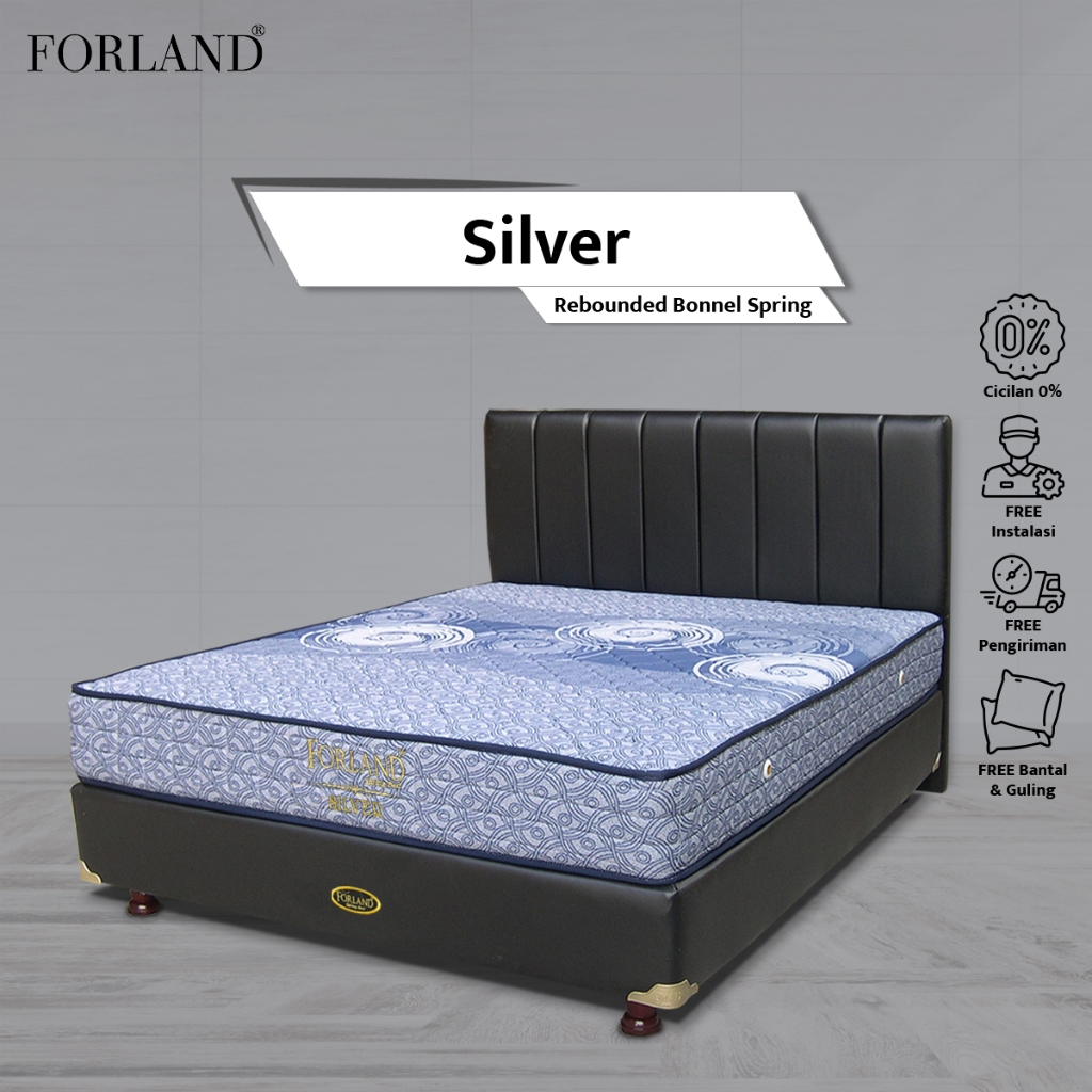 Forland Silver Springbed Bonnel Spring