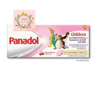 Panadol Anak For Childern Chewable Obat Demam & Nyeri Import Malaysia