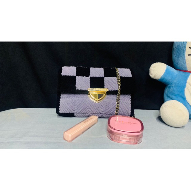 BieOlshop_Official-Chenille bag - Tas kanvas chenille - tas modren model terba