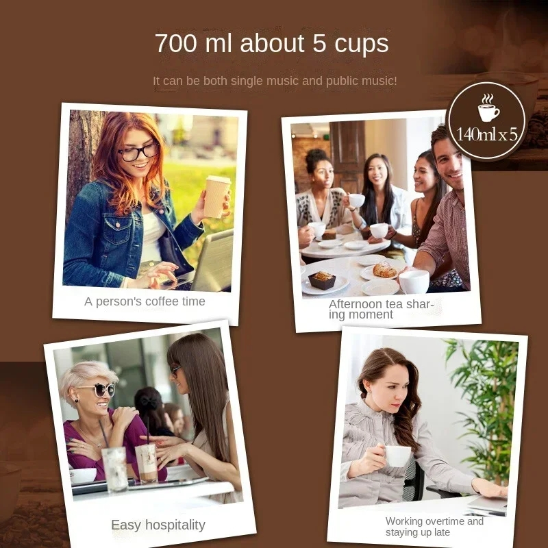 Coffee Machine American Drip 550w Coffee Maker Machine Heat Bear A07