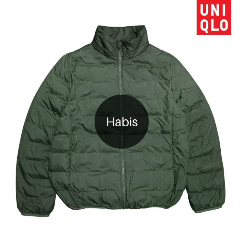 Uniqlo Jacket Bulu Angsa Green