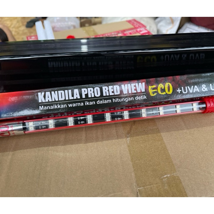 PROMO BIG SALE LAMPU LED KANDILA T4 PRO RED VIEW ECO  UVA UVB EKONOMIS AQUASCAPE AQUARIUM PREDATOR